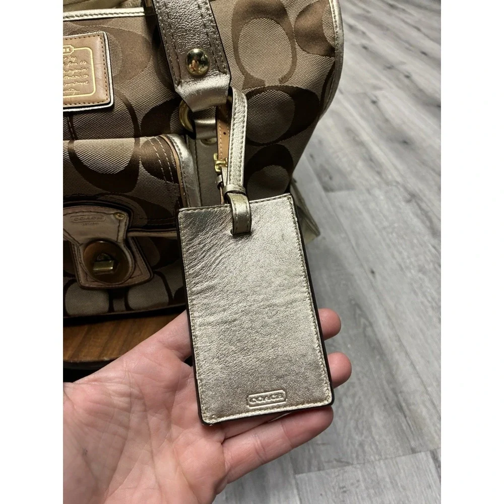 Coach Signature Dog Carrier Pet Carrier Bag Jacquard Monogram H0668-60094